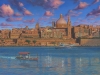 Evening in Valletta Harbour, Malta